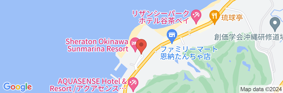 シェラトン沖縄サンマリーナリゾートの地図