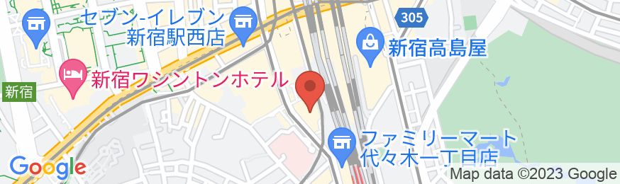 小田急ホテルセンチュリーサザンタワーの地図