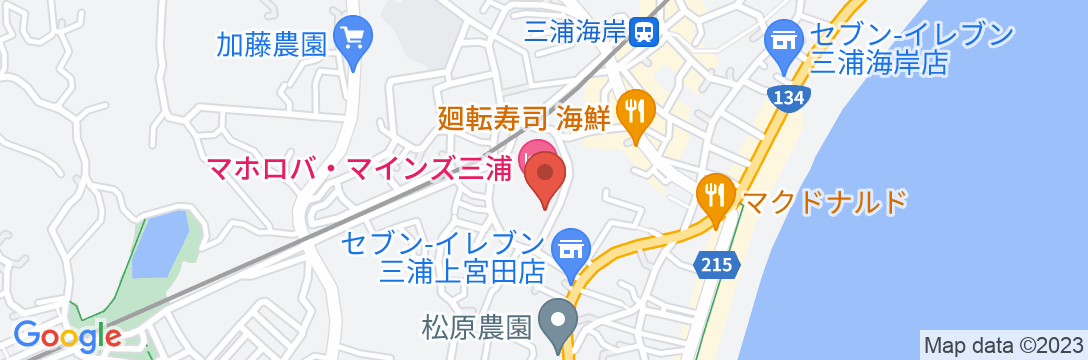 マホロバ・マインズ三浦の地図