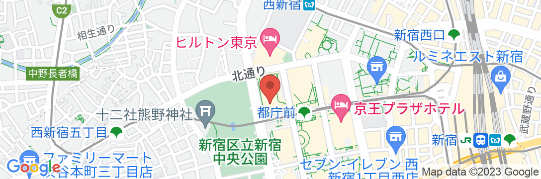 ハイアット リージェンシー 東京の地図