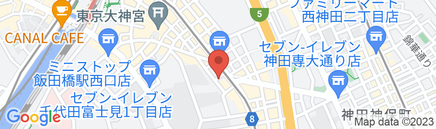 アパホテル〈東京九段下〉の地図