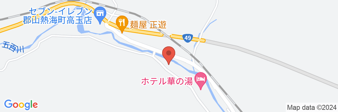 磐梯熱海温泉 水林亭の地図