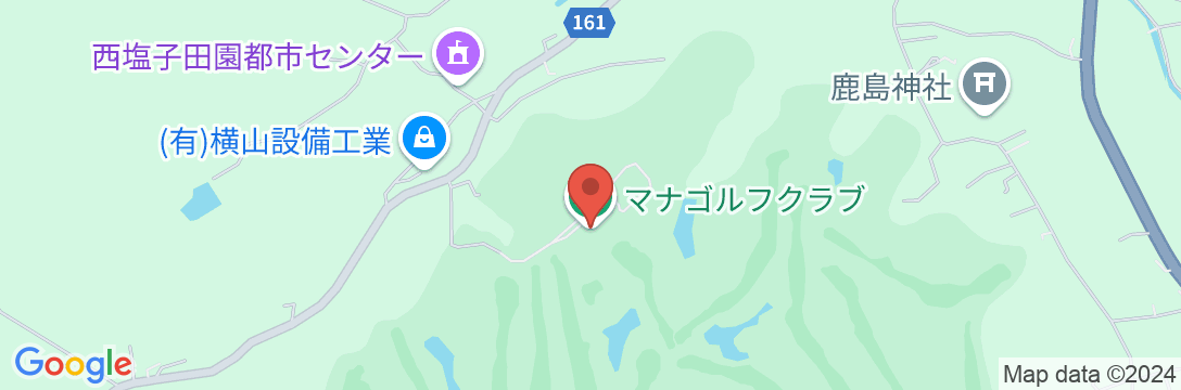 マナホテルの地図