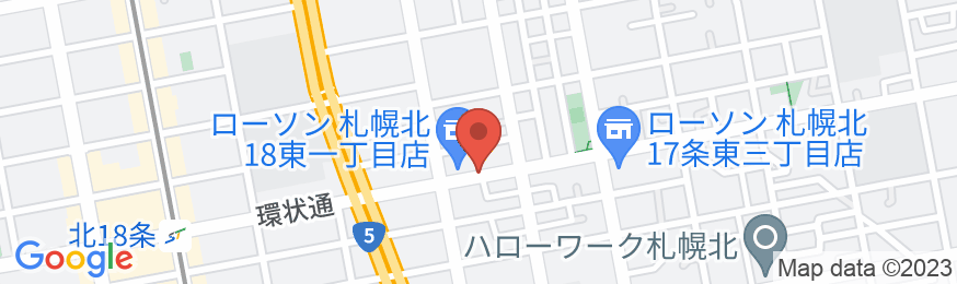 アーバンホテルマルコー札幌の地図