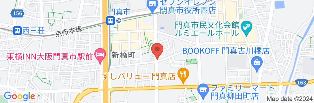ビジネス旅館 錦荘の地図
