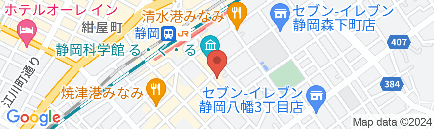静鉄ホテルプレジオ 静岡駅南の地図