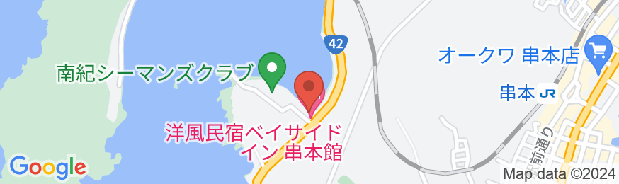 洋風民宿ベイサイドイン串本館の地図