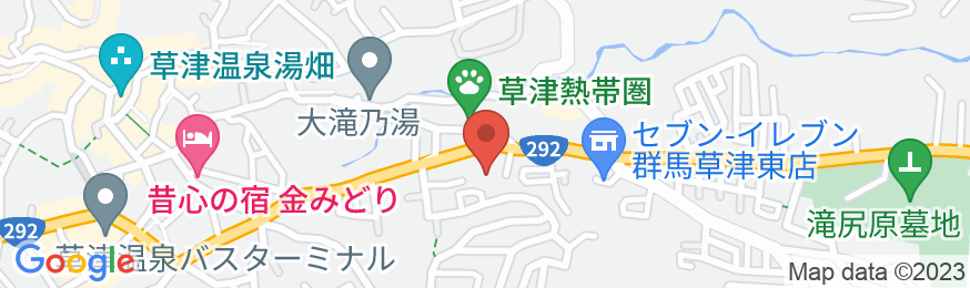 くさつのお宿 清重館の地図