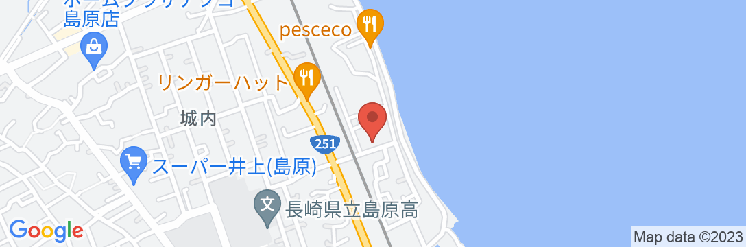民宿 花月 <長崎県>の地図