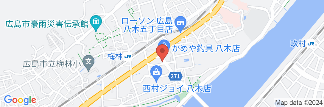 コテージワン広島店の地図