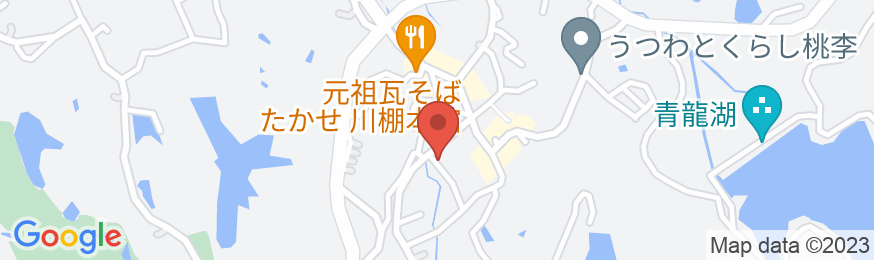川棚温泉 旅館小天狗の地図