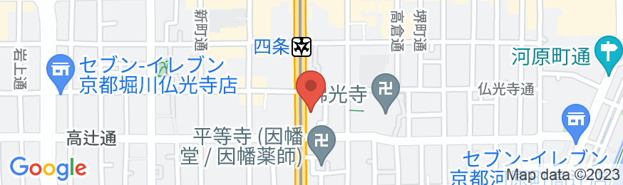 ダイワロイネットホテル京都四条烏丸の地図