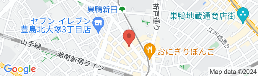 スーパーホテル 東京・大塚の地図