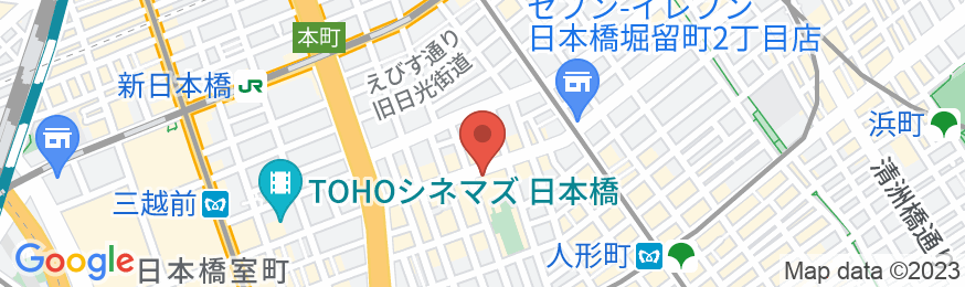 スーパーホテル東京・日本橋三越前の地図