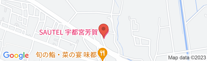 サウテル宇都宮芳賀の地図