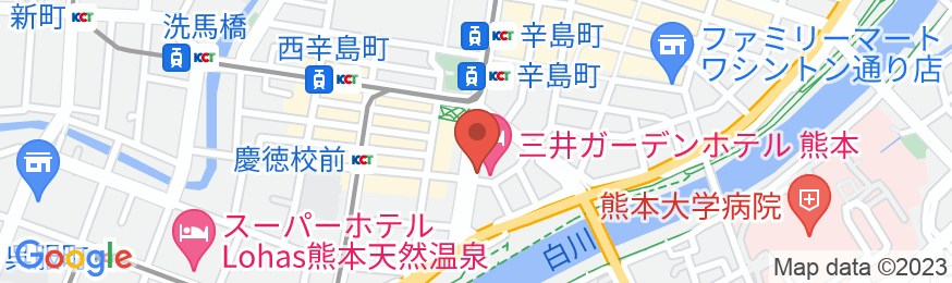 三井ガーデンホテル熊本の地図