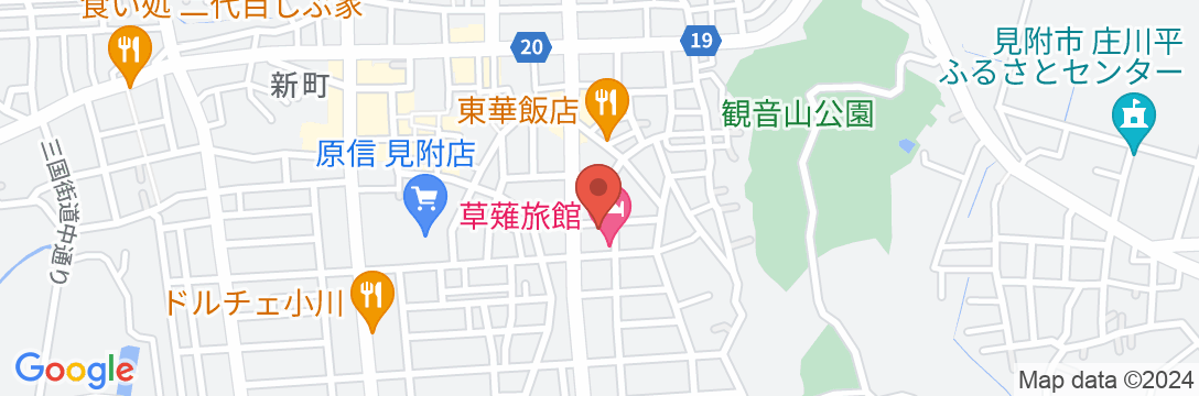 草薙旅館<新潟県>の地図
