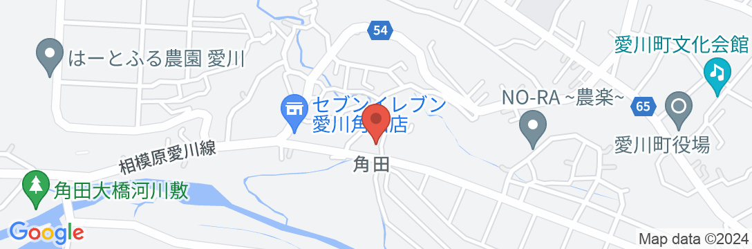 ビジネス旅館 愛川魚苑の地図