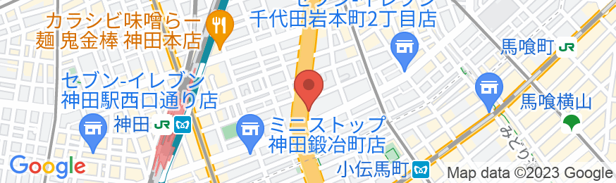 アパホテル〈神田駅東〉の地図