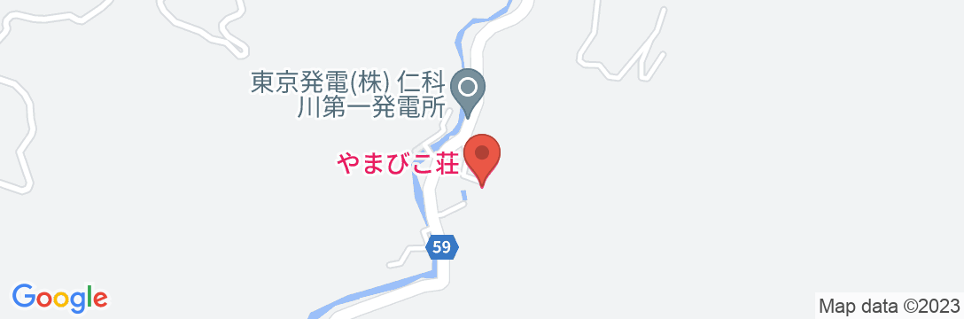 西伊豆町営 やまびこ荘の地図