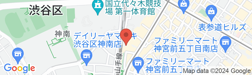 ドーミーインPREMIUM渋谷神宮前(ドーミーイン・御宿野乃 ホテルズグループ)の地図