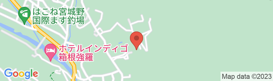 箱根星の家の地図