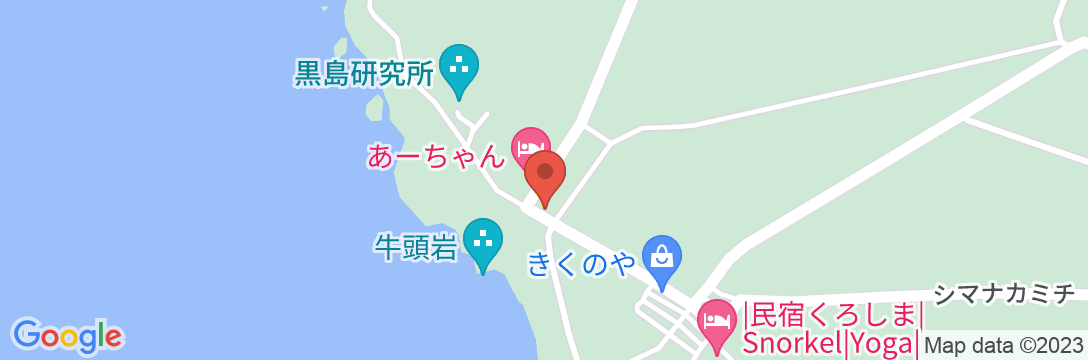 民宿なかた荘 <黒島>の地図