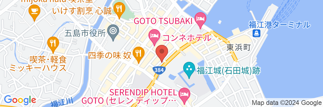 ビジネスホテル アイランド <五島・福江島>の地図