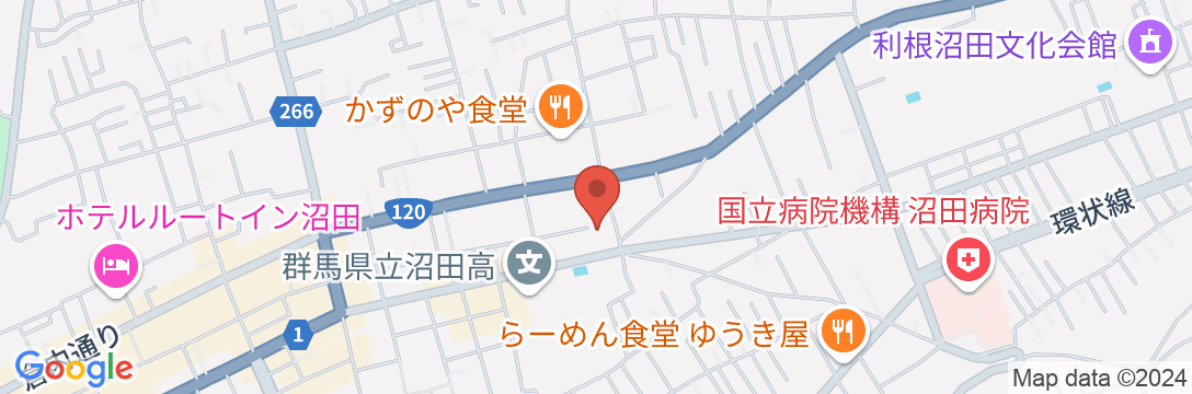 沼田パブリックホテルの地図