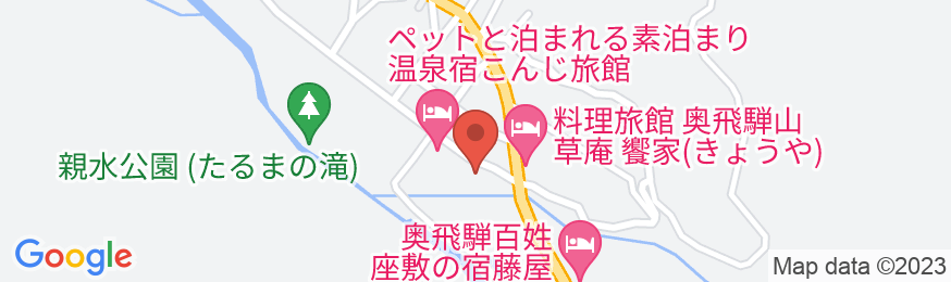 新平湯温泉 千寿の地図