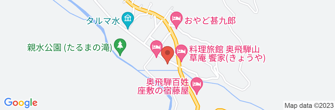新平湯温泉 千寿の地図