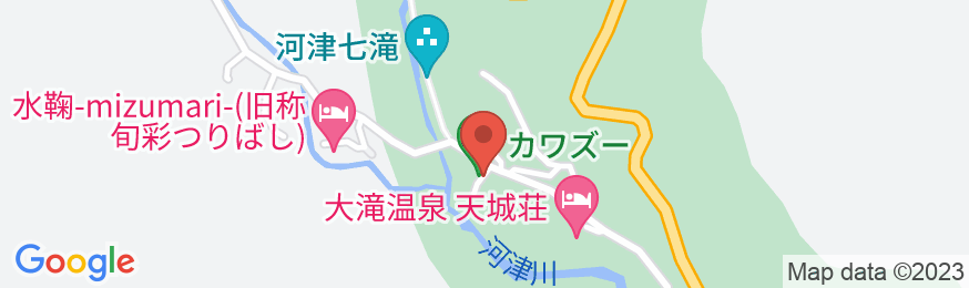 七滝温泉ホテルの地図