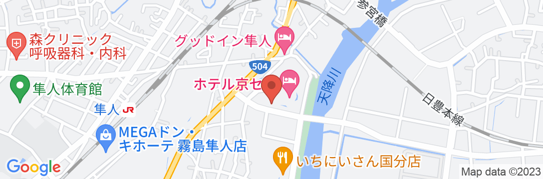 ホテル京セラの地図