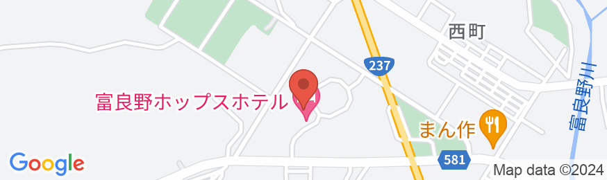 富良野ホップスホテルの地図
