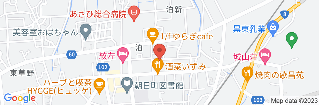 料理旅館あけぼのの地図