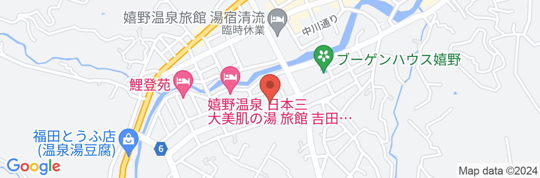 嬉野温泉 旅館 初音荘の地図