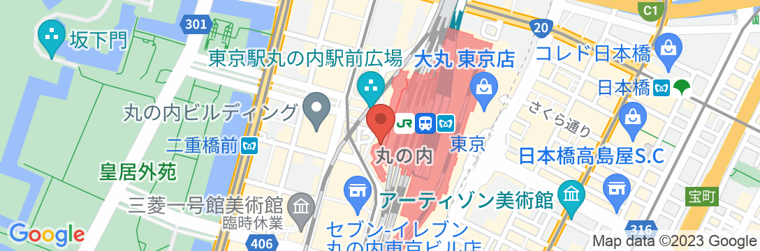 東京ステーションホテルの地図
