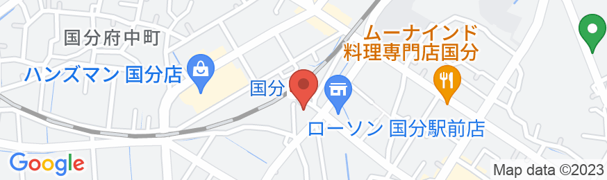 舞鶴館の地図
