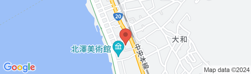 信州・上諏訪温泉 湖泉荘の地図