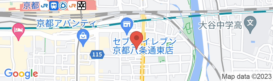アルモントホテル京都の地図