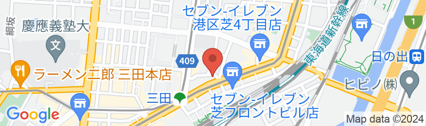 アパホテル〈三田駅前〉の地図