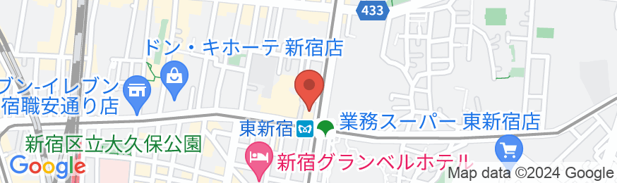 アパホテル〈東新宿駅前〉の地図