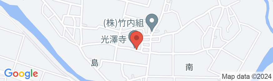 宿坊光澤寺の地図
