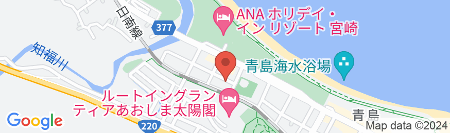 ペンション青島の地図