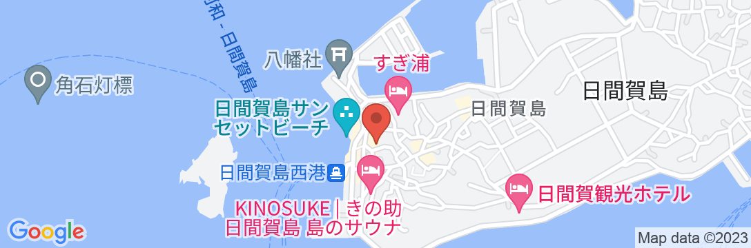 日間賀島 大海老の地図