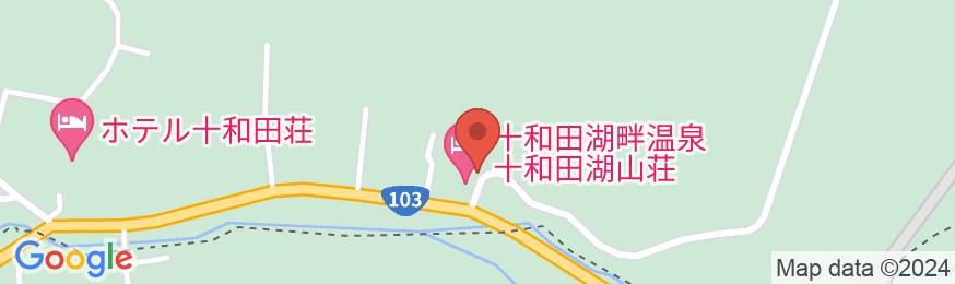 十和田湖畔温泉 十和田湖山荘の地図