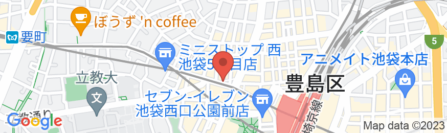 ホテルストリックス東京の地図