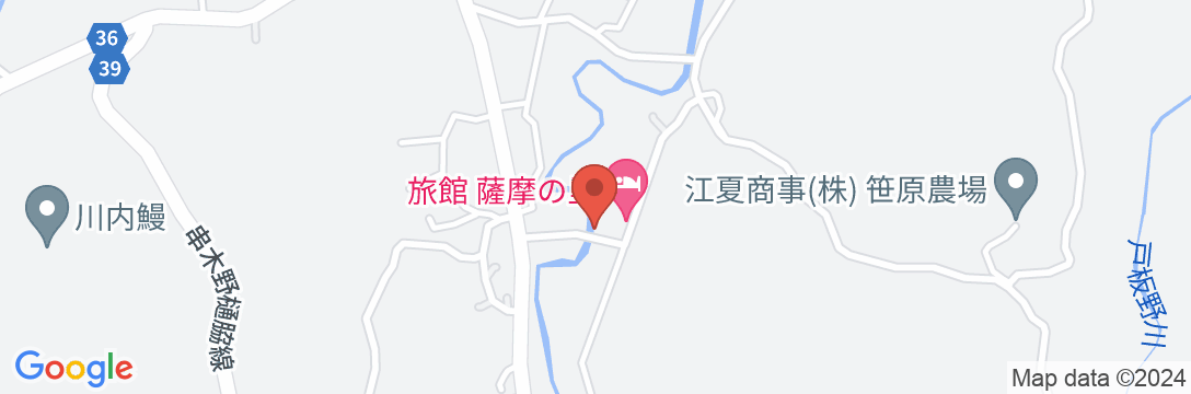 旅館 薩摩の里の地図