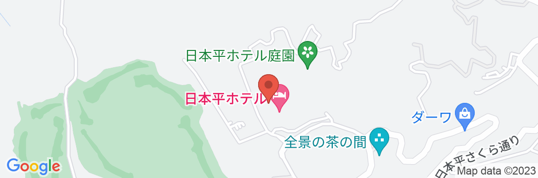 日本平ホテルの地図