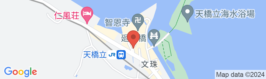 天橋立温泉 料理旅館 鳥喜の地図
